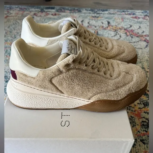 Stella McCartney Loop sneakers | Sherpa sneakers | Fur sneakers