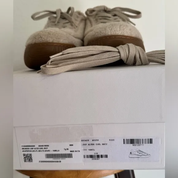 Stella McCartney Loop sneakers | Sherpa sneakers | Fur sneakers