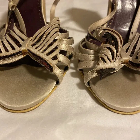 Stella McCartney strappy sandals heels size 39.5