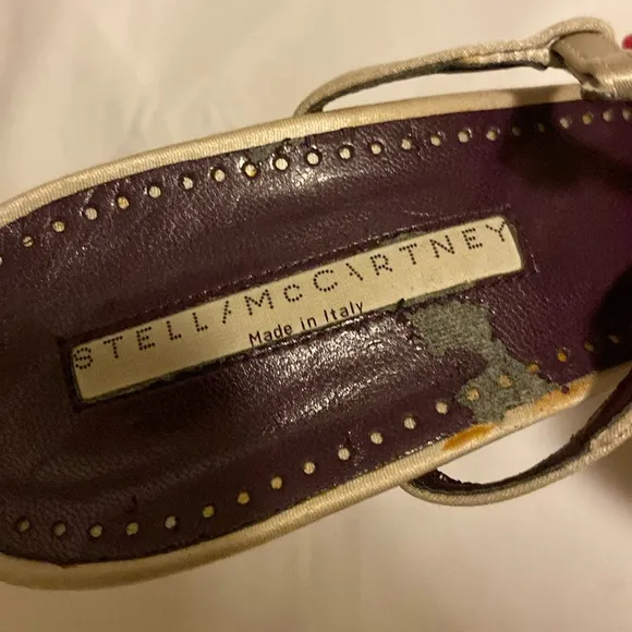 Stella McCartney strappy sandals heels size 39.5