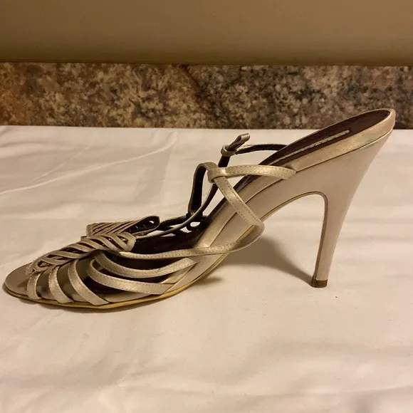 Stella McCartney strappy sandals heels size 39.5