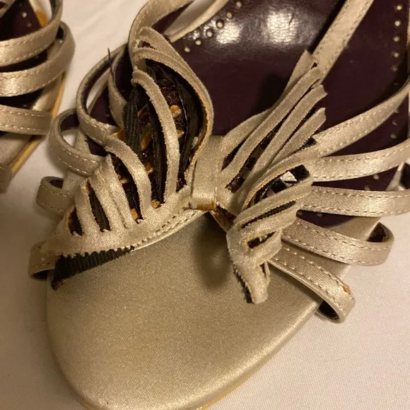 Stella McCartney strappy sandals heels size 39.5
