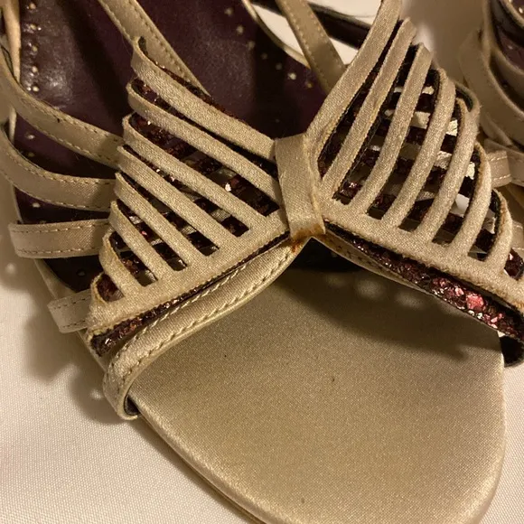 Stella McCartney strappy sandals heels size 39.5