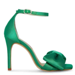 STEVE MADDEN TRUSTY WOMENS SATIN STILETTO HEELS