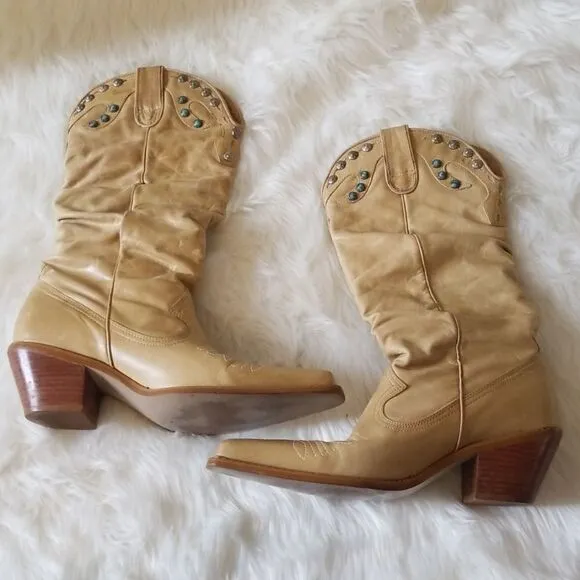 Steve Madden leather turquoise and silver …