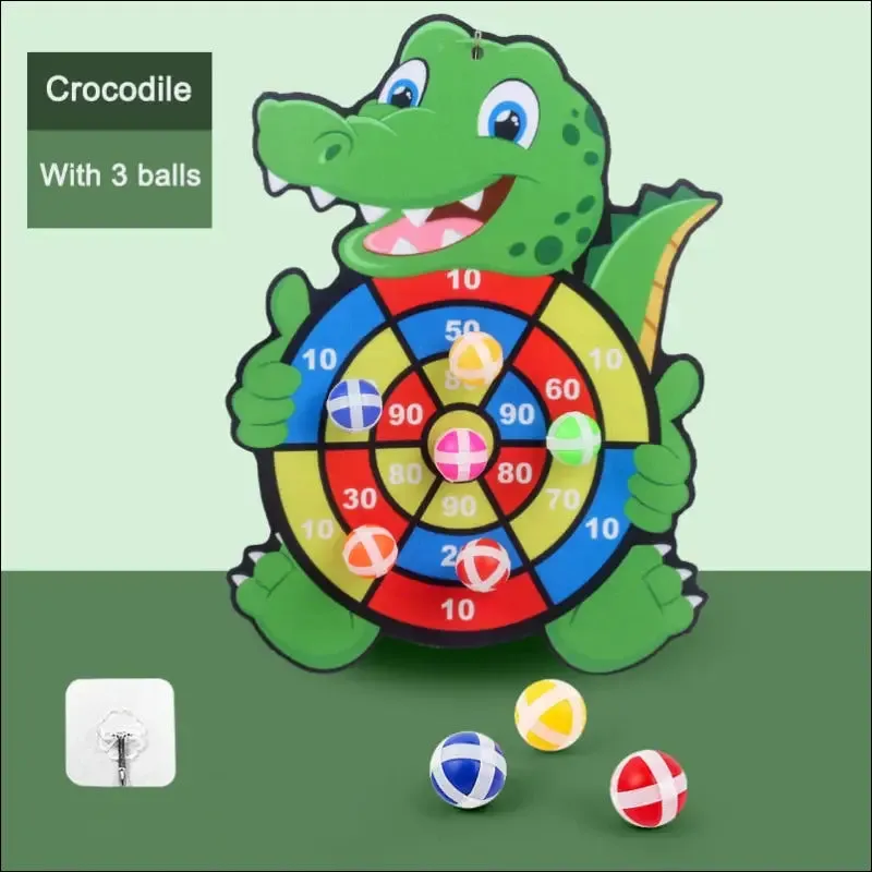 Sticky ball dart board target sports game toys for children outdoor party toys target sticky ball