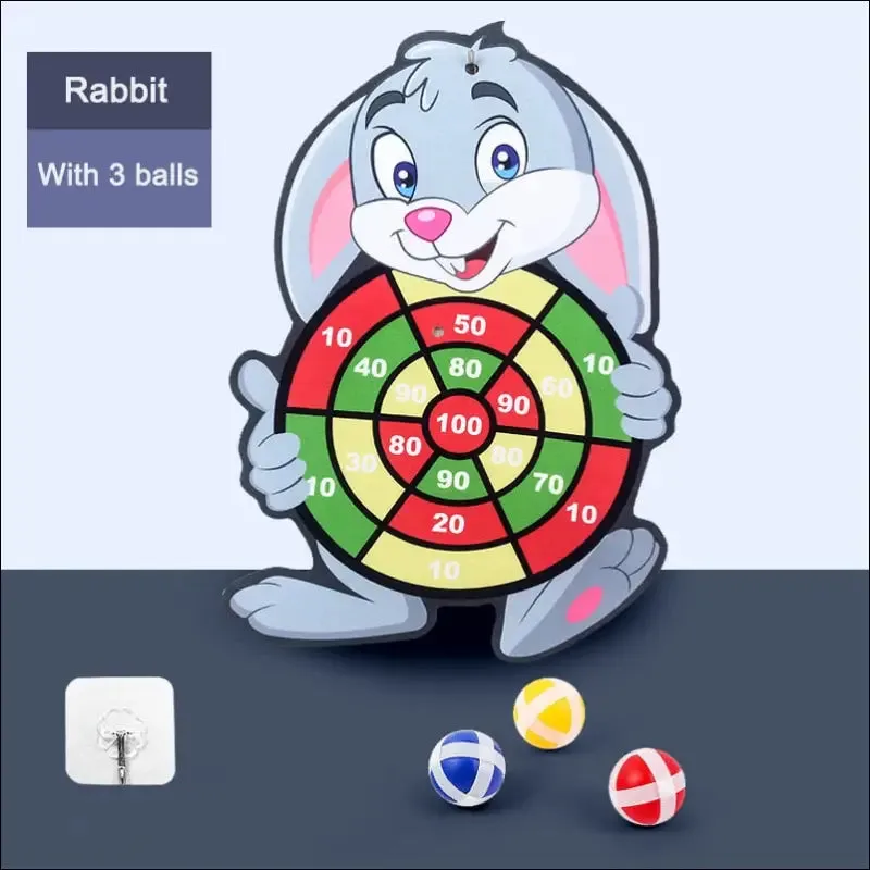 Sticky ball dart board target sports game toys for children outdoor party toys target sticky ball