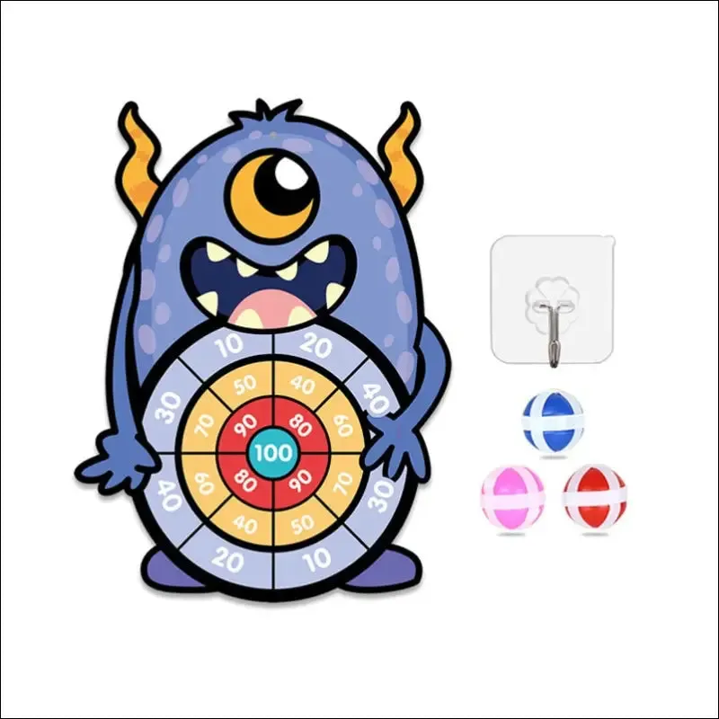Sticky ball dart board target sports game toys for children outdoor party toys target sticky ball