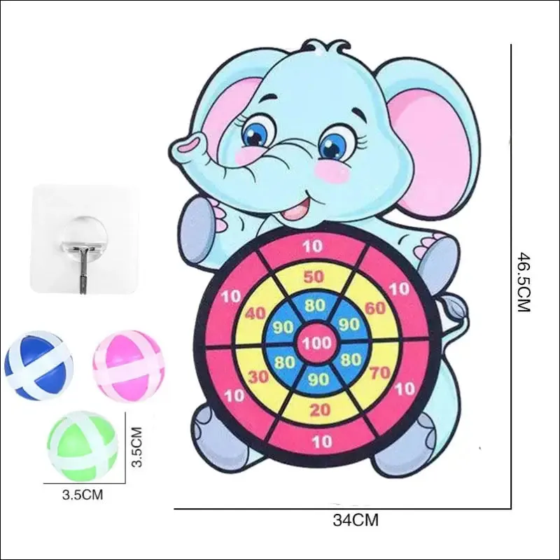 Sticky ball dart board target sports game toys for children outdoor party toys target sticky ball