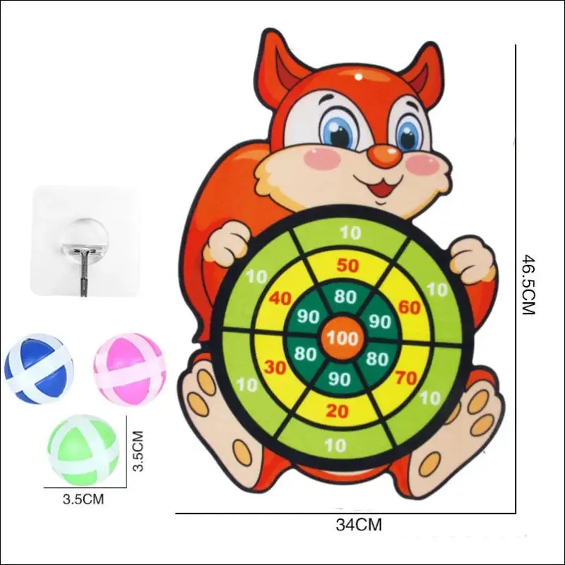Sticky ball dart board target sports game toys for children outdoor party toys target sticky ball