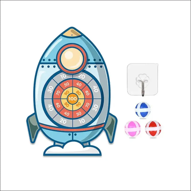 Sticky ball dart board target sports game toys for children outdoor party toys target sticky ball