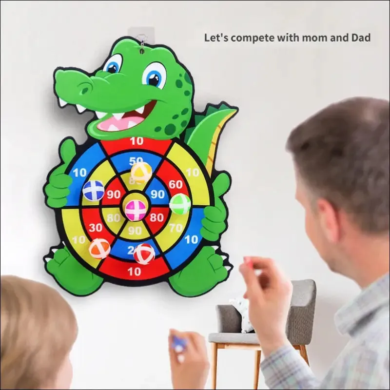 Sticky ball dart board target sports game toys for children outdoor party toys target sticky ball