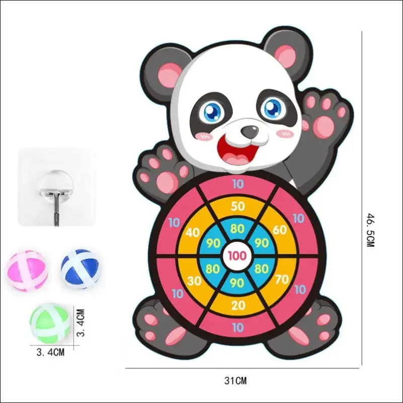 Sticky ball dart board target sports game toys for children outdoor party toys target sticky ball