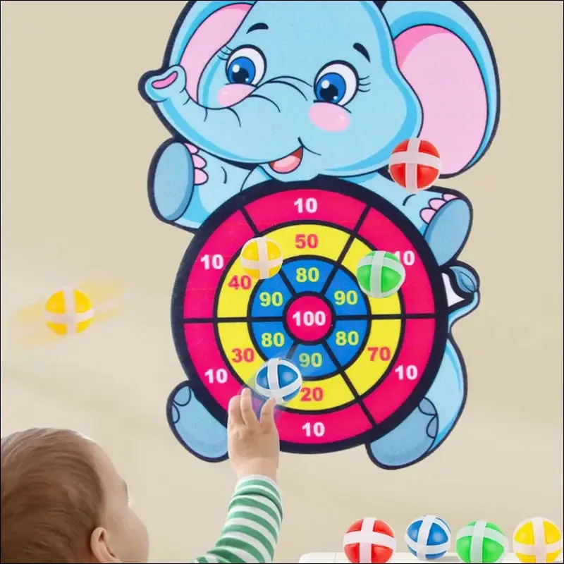 Sticky ball dart board target sports game toys for children outdoor party toys target sticky ball