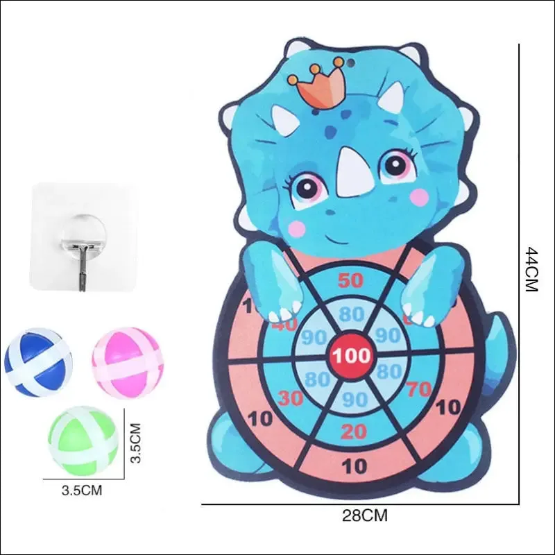 Sticky ball dart board target sports game toys for children outdoor party toys target sticky ball