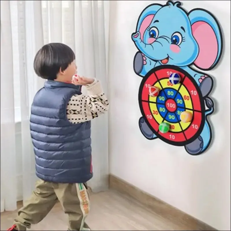 Sticky ball dart board target sports game toys for children outdoor party toys target sticky ball