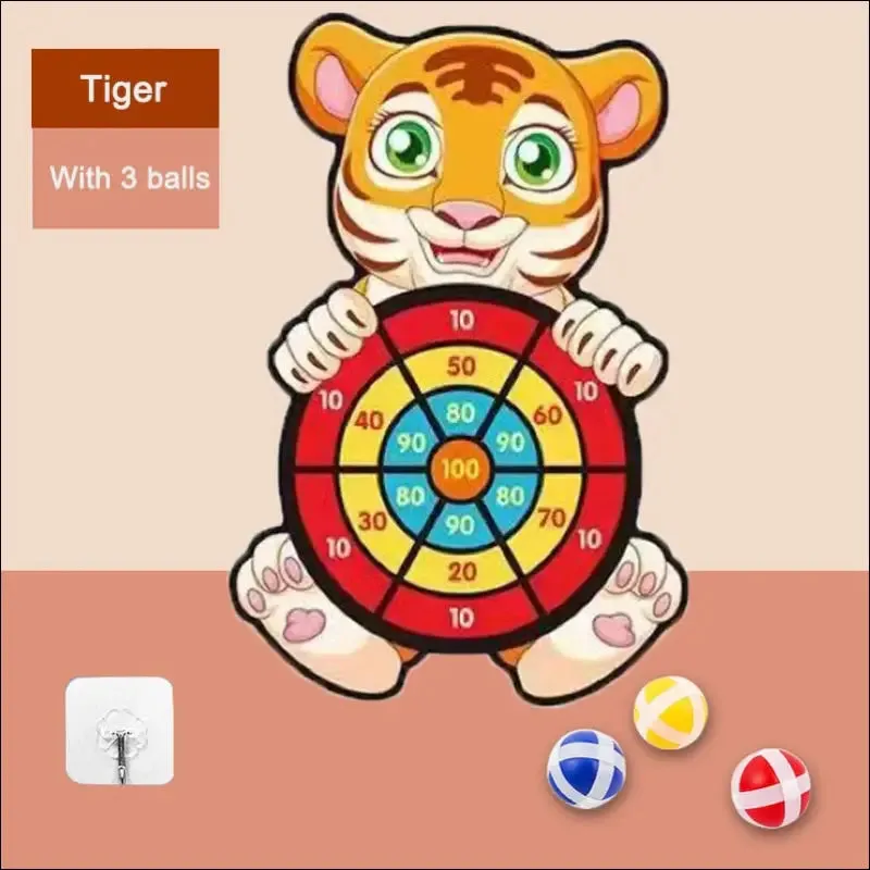 Sticky ball dart board target sports game toys for children outdoor party toys target sticky ball