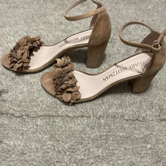 Stuart Weitzman Flower Sandals In Brown 8.5 Retails $514