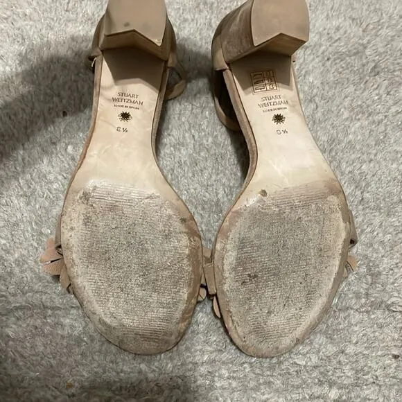 Stuart Weitzman Flower Sandals In Brown 8.5 Retails $514