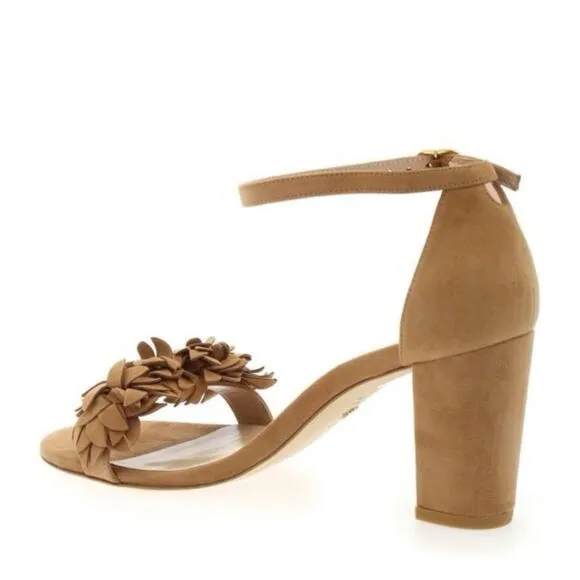 Stuart Weitzman Flower Sandals In Brown 8.5 Retails $514