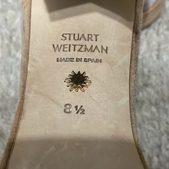 Stuart Weitzman Flower Sandals In Brown 8.5 Retails $514