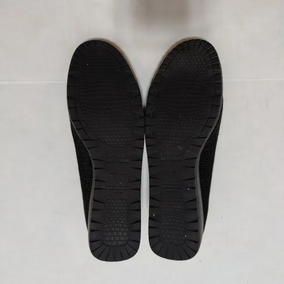 Stuart Weitzman Shoes Casual Slip On  Black Women's Wedge Loafer Size 7.5
