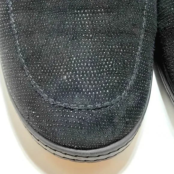 Stuart Weitzman Shoes Casual Slip On  Black Women's Wedge Loafer Size 7.5