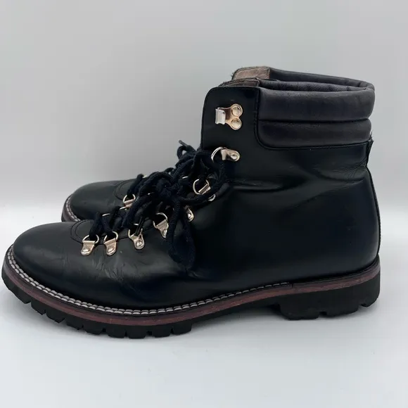 Taft Black Leather Hiking Boots – Men’s EU 45 / US 11.5