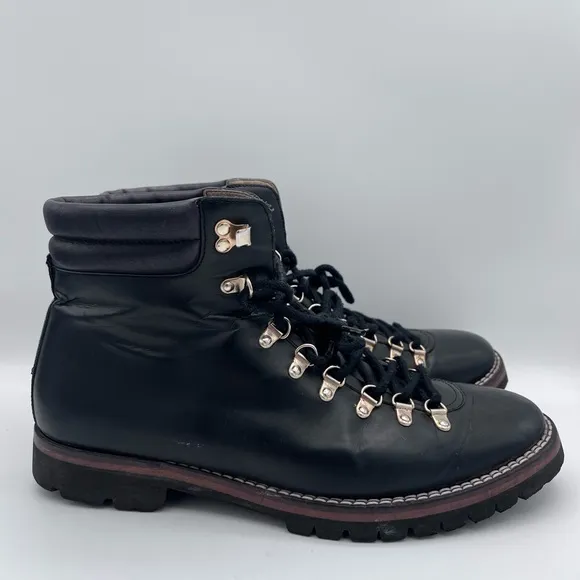 Taft Black Leather Hiking Boots – Men’s EU 45 / US 11.5