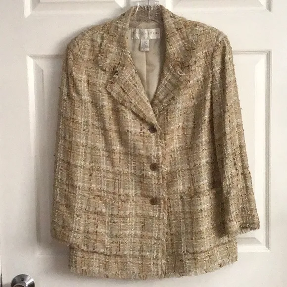 🔥🔥.TAKE 50% OFF LIST PRICE 🔥🔥.       DON CASTER.               BOUCLE JACKET