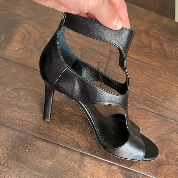 Tamara Mellon Leather Cage Sandals S8/IT38