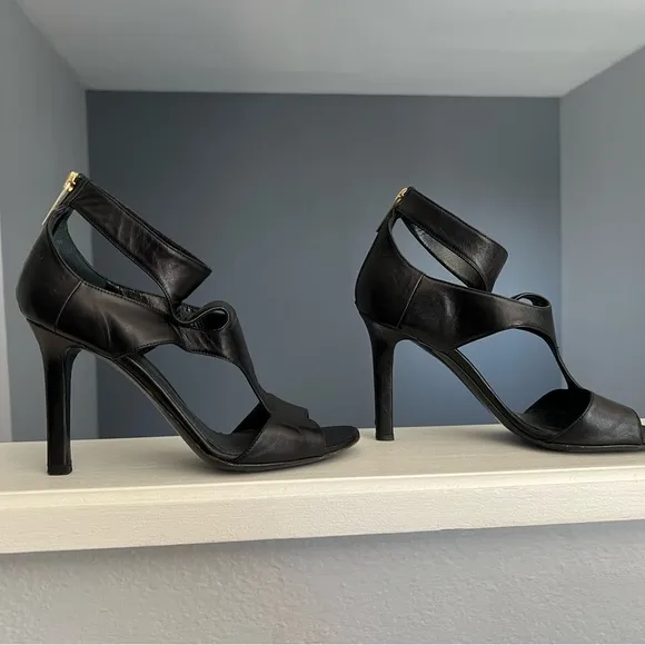 Tamara Mellon Leather Cage Sandals S8/IT38