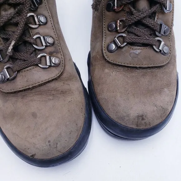Tecnica Cascata Trekking Hiking Boots Womens 8.5 Brown Leather Lace Up Outdoor