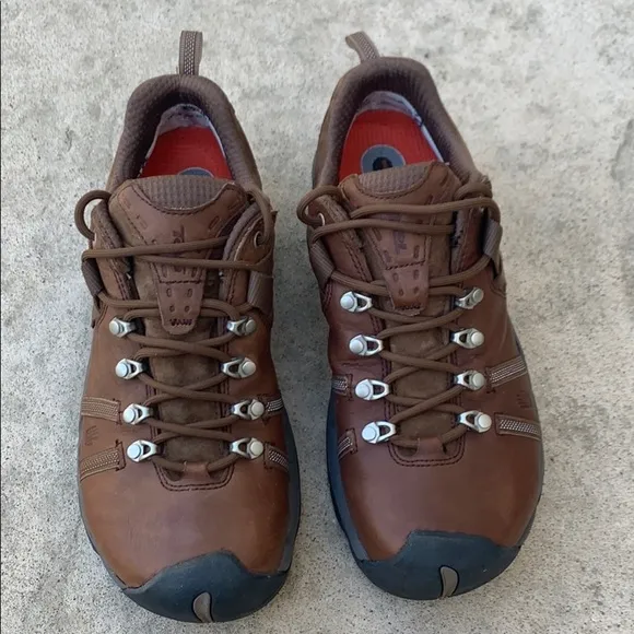 Teva Mens Ossagon Brown Waterproof Boots Size 9