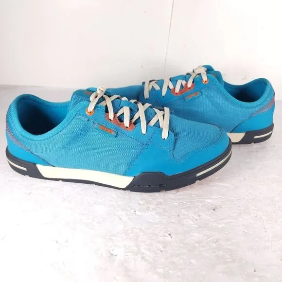 Teva Men's Slimkosi US 9,5 Blue Lace-Up Water Outdoor Tennis Sneakers Shoes