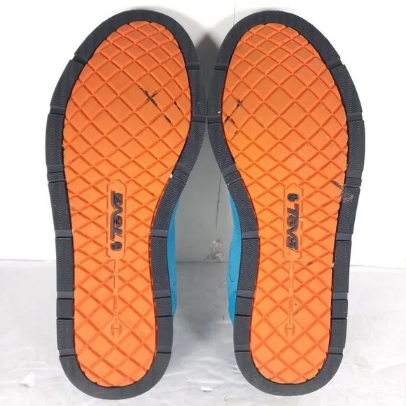 Teva Men's Slimkosi US 9,5 Blue Lace-Up Water Outdoor Tennis Sneakers Shoes