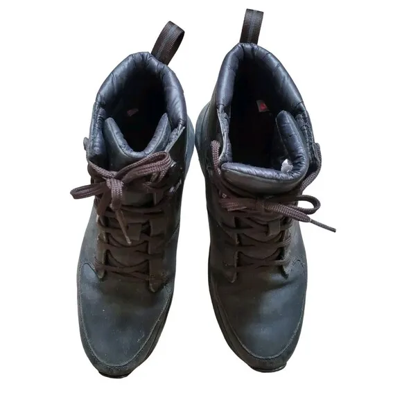 The North Face Boots Men 12.5 Thermoball Versa Black Hiking Lace Up Camp Trek