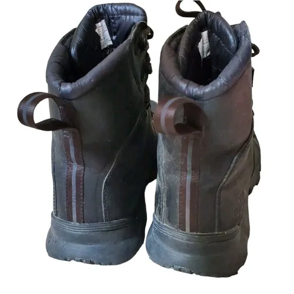 The North Face Boots Men 12.5 Thermoball Versa Black Hiking Lace Up Camp Trek