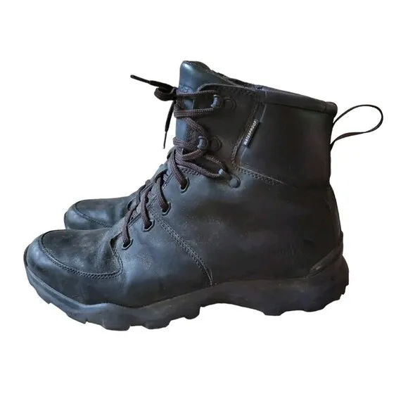 The North Face Boots Men 12.5 Thermoball Versa Black Hiking Lace Up Camp Trek