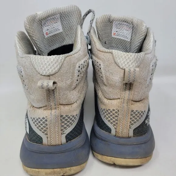 The North Face Ultra Fastpack III Mid Hiking Boots Womens 7.5 Gray Lace Up Shoes