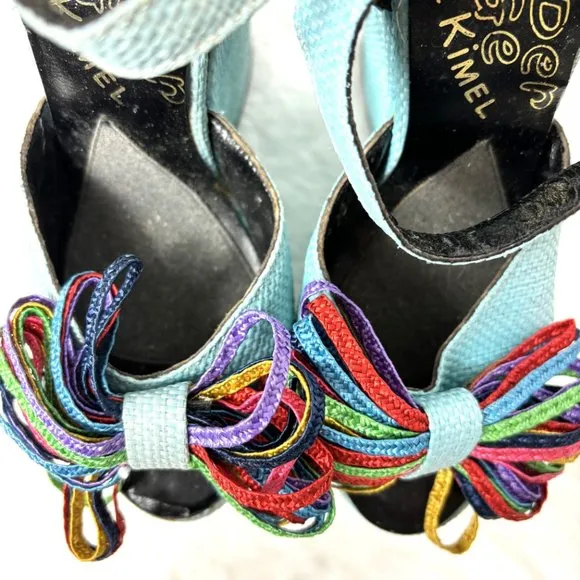 The Wonder Wedge Bonnie Smith for Kimel Platform Heels Vintage 1970s