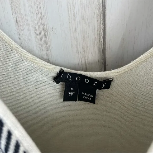 Theory adorable knit striped dress