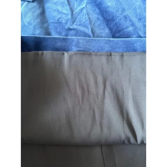 Theory Velvet Dress Long Sleeve Party Cocktail Elegant Blue Size 8