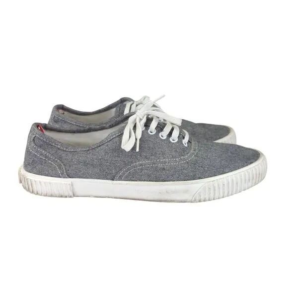 Thom Browne Heritage Boiled Wool Sneakers Trainers Gray Low Top Sneakers Mens 12
