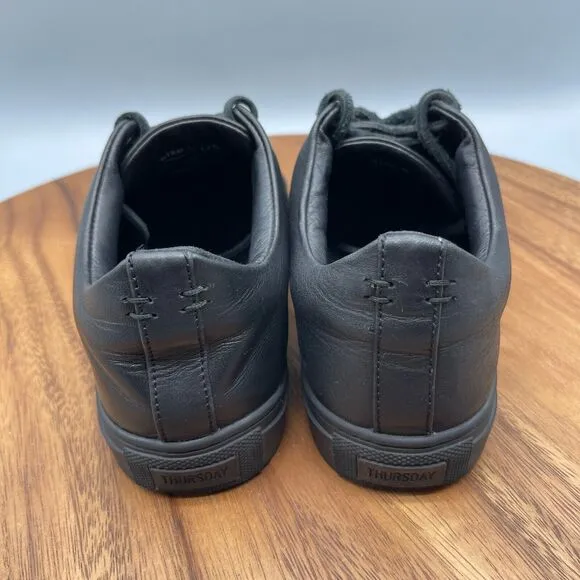 Thursday Boot Co Shoes Womens 8 Black Leather Casual Walking Comfort Sneakers