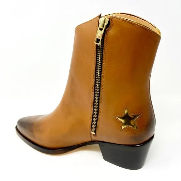 Thursday Boot Womens Sedona Country Star Brown Western Leather Boots