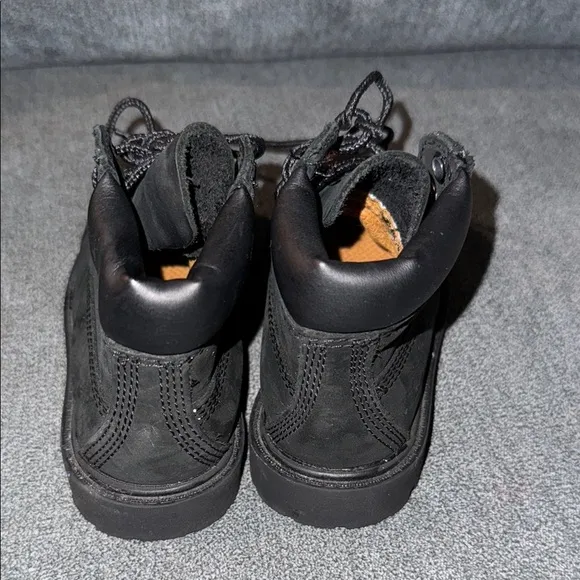 Timberland Black Leather Work Boots