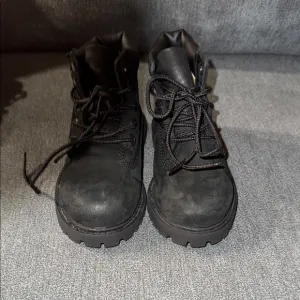 Timberland Black Leather Work Boots