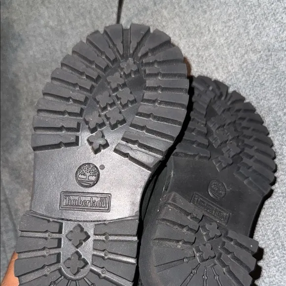 Timberland Black Leather Work Boots