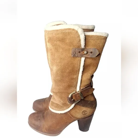 Timberland EarthKeeper Nevali Boots Women's Size 7 M Suede &amp; Leather